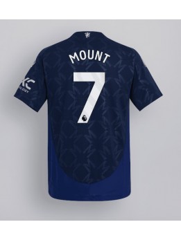 Manchester United Mason Mount #7 Replika Borta Kläder 2024-25 Kortärmad